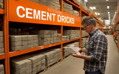 Upgrade Your DIY with cement bricks at home depot for durable, affordable projects